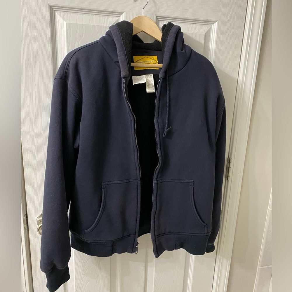 Diamondback men’s hoodie sweater, vintage diamondback work wear size Medium